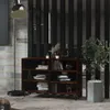 vidaXL Sideboard Räuchereiche 103,5x35x70 cm Holzwerkstoff Produktbild-Vorschau 1