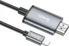 Kabel HOCO Lightning do HDMI 1080p UA27 2m stalowo-szary Podgląd zdjęcia produktu 5