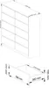 Akord Kommode 10 Schubladen Sonoma-Eiche 120X40X121 Cm Produktbild-Vorschau 6