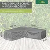 Premium Schutzhülle für Loungegruppe L-Form, Größe:225 x Produktbild-Vorschau 6