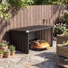 Mähroboter Garage Stahl, Rasenmäher Garage Pultdach Produktbild-Vorschau 10