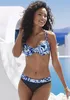 VIVANCE Bügel-Bikini-Top Jelly blau bedruckt Größe 40 Cup E Produktbild-Vorschau 2