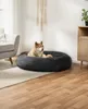 lionto Donut Lit pour chien, canapé rond pour chien avec Voir les images du produit 2