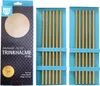 GRÄWE Edelstahl Trinkhalme 12er Set Gold Gerade Produktbild-Vorschau 2