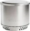 A silver metal Solo Stove fire pit lid with ventilation holes at the bottom and the Solo Stove logo embossed on the side. Produktbild-Vorschau