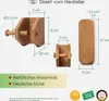 Fahrradhalter Wand aus Eiche (bis 50 mm)  -  Eiche Produktbild-Vorschau 2