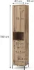 A tall, narrow cabinet with dimensions indicated by measurement lines and text. Náhled obrázku produktu
