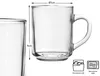 6x Kaffeegläser 240ml mit Henkel Teegläser Latte Macchiato Produktbild-Vorschau 3