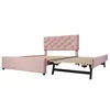 STILVORA Bekleden bed 140x200 cm, kinderbed met Productafbeelding-voorbeeld 5