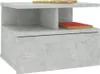 vidaXL Tables de chevet suspendues 2 pcs. Gris béton Voir les images du produit 10