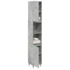 vidaXL Armoire de salle de bain gris béton 30x30x190 cm Voir les images du produit 3