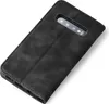 A black flip cover for a smartphone is shown on a white background. Produktbild-Vorschau