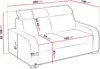 MIRJAN24 Sofa Oslo 3, Couch mit Einstellbare Kopfstützen, Produktbild-Vorschau 2