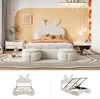 A child's bedroom with a bed featuring a bunny-shaped headboard. Náhled obrázku produktu