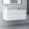 Waschtisch mit Unterschrank 100cm BERGEN Badmöbel Set Produktbild-Vorschau 1