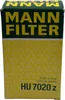 A product box for a MANN-FILTER HU 7020 z oil filter. Voir les images du produit