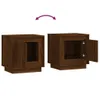 Nachttische 2 Stk. Braun Eichen-Optik 44x35x45 cm Produktbild-Vorschau 9
