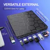 8-in-1 Externes DVD/CD-Laufwerk USB 3.0 & Type-C – Plug & Produktbild-Vorschau 3