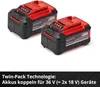 Einhell Akku PXC-Twinpack 2 x 5,2 Ah Li-Ion 18V, Power Produktbild-Vorschau 7