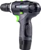 A black and green cordless drill is shown against a white background. Náhľad obrázku produktu