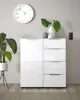 Kommode >Sean< in Weiß, - 90x99x40 cm ( BxHxT) Produktbild-Vorschau 5
