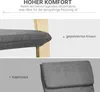HOMCOM Relaxsessel Ruhesessel mit Armlehne Leinenbezug Produktbild-Vorschau 4