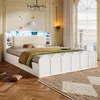 A bedroom setting with a bed, window, and decor. Anteprima dell’immagine prodotto