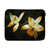 MuchoWow® Laptop Hülle 15 Zoll Zwei Orchideenblüten Produktbild-Vorschau 1
