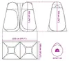 vidaXL Tenda a schermo blu Pop-Up impermeabile Anteprima dell’immagine prodotto 7
