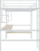 MODFU Hochbett Kinderbett 140x200cm mit Rausfallschutz, Produktbild-Vorschau 9