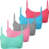 5er Set Mädchen Bustier - Nahtlos Mikrofaser - Bunt Produktbild-Vorschau 1