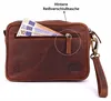 Leder Handgelenktasche Reise Handtasche kleine Produktbild-Vorschau 7