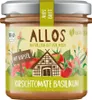 PASTA KREMOWA Z POMIDORAMI CHERRY I BAZYLIĄ BEZGLUTENOWA BIO 140 g - ALLOS Produktbild-Vorschau