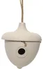 Decoris Vogelhauschen - Bambusholz - cremeweis - D17 x 19 Produktbild-Vorschau 1