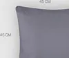 Coussins d'extérieur avec passepoil blanc, gris foncé, lot Voir les images du produit 2
