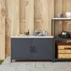 Armadietto portaoggetti da cucina vidaXL HATTEM, antracite, Anteprima dell’immagine prodotto 4