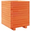 Möbel Pflanzkübel Wachsbraun 40x40x49,5 cm Massivholz Produktbild-Vorschau 2