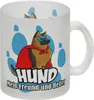 Glas Tasse mit Superhelden - Schäferhund - Hund mein Freund Produktbild-Vorschau 1