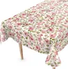 Tischdecke Wachstuch Blumen Rot Robust Wasserabweisend Produktbild-Vorschau 1