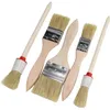 Pinsel Set 5 teilig Flachpinsel Ringpinsel Satz Produktbild-Vorschau 2