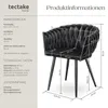 tectake® Set Esszimmerstuhl Astano gepolstert, mit Produktbild-Vorschau 5