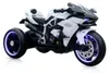 Moni Kinder Elektromotorrad Ninja, drei Kunststoffräder, Produktbild-Vorschau 2