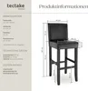 tectake® Barhocker Sitzhöhe 76 cm Produktbild-Vorschau 7