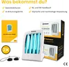 Bolusso 4 Röhren-Gesichtsbräuner mit Memory-Funktion | Produktbild-Vorschau 9