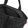 Reisenthel Shopper M, Čierna, Polyester, Plátená taška, Náhľad obrázku produktu 3