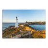 DEQORI Hybrid Leinwand Bild 90x60 cm 'Leuchtturm Idylle' Produktbild-Vorschau 2