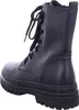 A black lace-up boot shown from the side and back. Produktbild-Vorschau