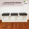 Bankauflage Klemmkissen 1 Leiste, Cordstoff extra Produktbild-Vorschau 6