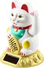 Glückskatze - Maneki-neko - Winkekatze Solar - runder Produktbild-Vorschau 2