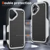 Für iPhone 16 Hülle Militärqualität Stoßfest Hybrid 2 in 1 Produktbild-Vorschau 3